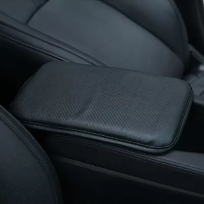 Universal FauxLeather Car Armrest Cushion Pad Center Console Cover Protector Mat • $18.88