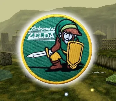 Legend Of Zelda Video Game Vintage Retro Iron On Patch Applique Embroidered NEW • $6