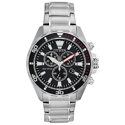 Citizen Eco-Drive Brycen Men's Chronograph Date Multi Dial Watch 44MM AT2438-53E • $139.99