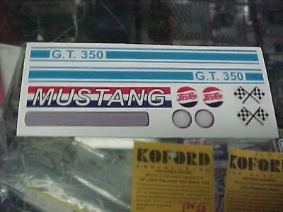 1/24 Slotcar 1/24 Scale Vintage Mustang GT 350 Slot Car DECALS • $5