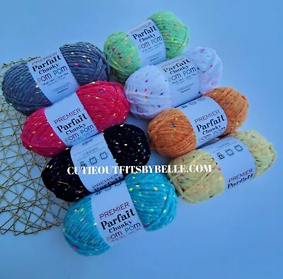 Premier Parfait Chunky POM POM Yarn Pom Pom Parfait Yarn • $5.99