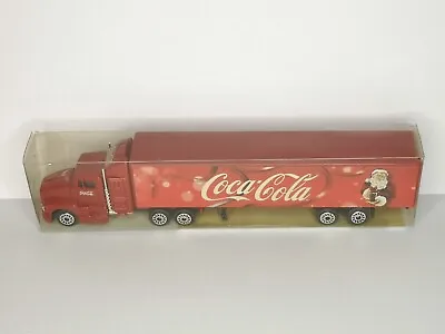 Coca Cola Vintage Metal Toy Truck Lorry Christmas Santa Coke Moravia Propag Box • £15.79