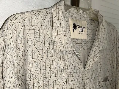 Men's Vintage Shirt - Size Xl - 100% Silk - By  Vintage Silk  • $16.99