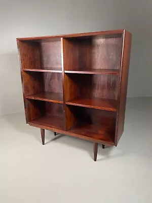 EB6551 Vintage Danish Rosewood Bookcase By Brouer 1970s Retro MCM MWOO • £425