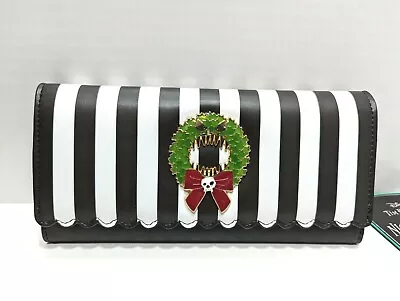 Monster Wreath The Nightmare Before Christmas Disney Loungefly Snap Wallet • $44.90