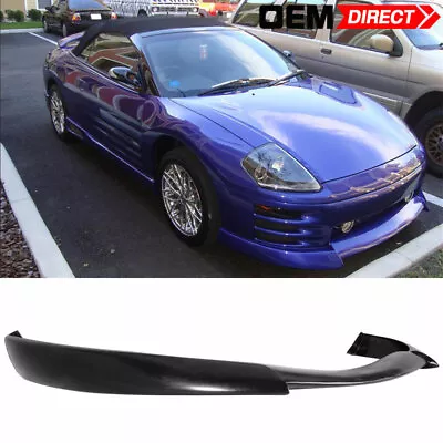 Fits 00-02 Mitsubishi Eclipse SS Style Front Bumper Lip Air Chin Dam Spoiler PU • $134.99