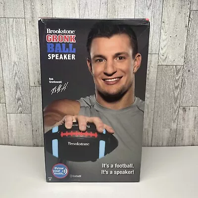 Brookstone Gronkball Bluetooth Speaker Football Gronk Ball • $63.96