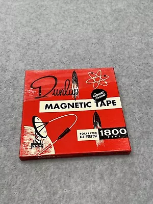 DUNLAP Audio Magnetic Recording Tape 1800ft Reel Rare • $1.99