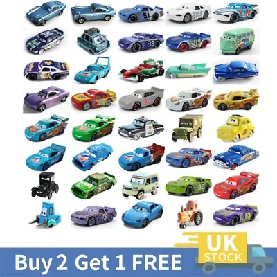 £7.98 • Buy Disney Pixar Cars McQueen Sally Hudson Mater King 1:55 Diecast Toys Gift