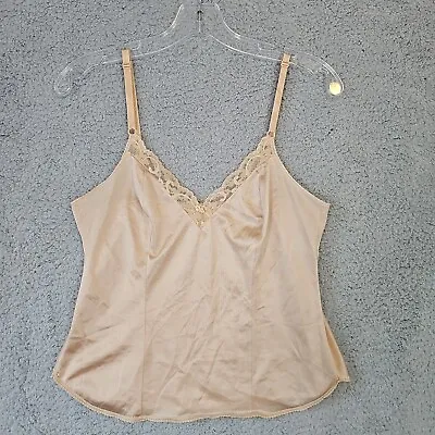 Vintage Maidenform Sweet Nothings Camisole Style 68004 Lace USA Beige Sz 36 • $14.99