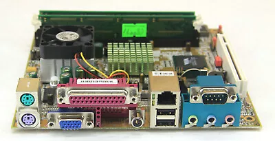 Via EPIA-800 Motherboard Mini-ITX With 800MHz Via CPU 128MB RAM Tested Good • $89