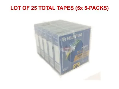 NEW Lot Of 25 FujiFilm 160GB/320GB Super DLT Tape Cartridges Factory Sealed • $42.50