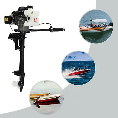 Heavy Duty 3 HP 4 Stroke Outboard Motor Fishing Boat Engine Motor Trolling Motor • $284.01