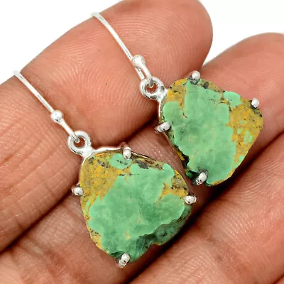 Natural Mexican Turquoise 925 Sterling Silver Earrings Jewelry CE30104 • $11.99