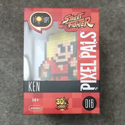 PDP Pixel Pals I Light Up #016 Street Fighter Ken Action Figure • $33.88