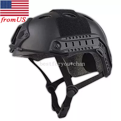 Tactical Helmet Airsoft Paintball Military Combat Fast PJ Style Hunting Shooting • $29.49