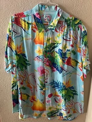 Jams World Mens Hawaiian Shirt XXL  • $64.95