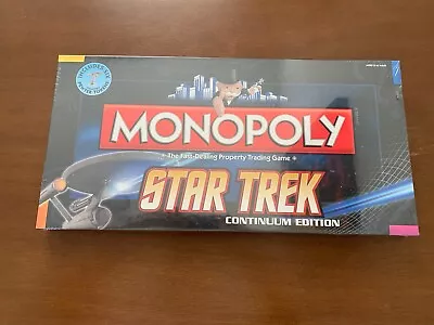 NEW Star Trek 2009 Continuum Edition Monopoly Board Game 6 Pewter Tokens SEALED • $49.99