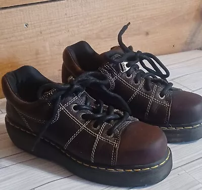 Dr. Martens Chunky Size 8M/ Size 9W Vintage 9806 Leather Lace Up Shoes Platfrom • $47.59