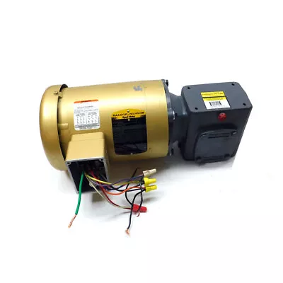 NEW Baldor VEM3538 1/2HP General Purpose AC Motor W/Boston Gear Reducer • $422.29