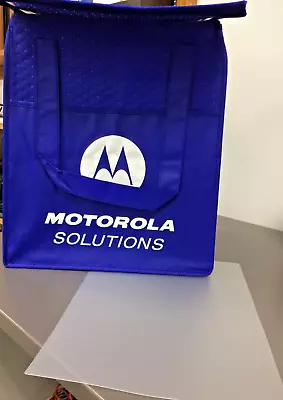 Motorola Solutions Radio Promotional Insulated Tote Bag Zipper 2 Handles NEW • $25