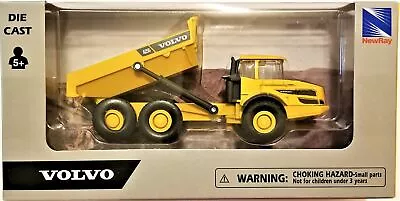 New Ray - 5.5  Volvo Construction Dump Truck A25G (BBNR32103A25G) • $14.99