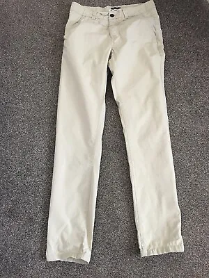 Canterbury Beige Chinos Trousers Mens W30 L32 • £14.50