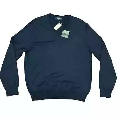 Brooks Brothers - Supima Cotton Sweater Dark Blue  Size L (42)  • $50