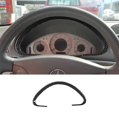 Carbon Fiber Interior Speedometer Cover Trim For Mercedes-Benz E-Class W211 • $30.88