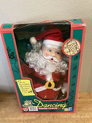 Vintage Dancing Santa Claus Christmas Decoration With Box Dances To Xmas Song • $23.98
