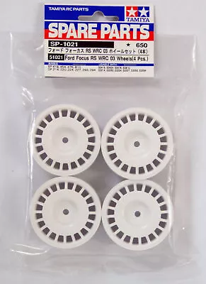 Tamiya 51021 Ford Focus RS WRC 03 Wheels (4 Pcs) (Lancer Evo V/TB01/TT01/*50861) • £12.95