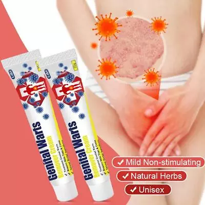 Wart Remover Genital Ointment Herpe Cream Skin Tag Mole Antibacterial Treatment • £4.39