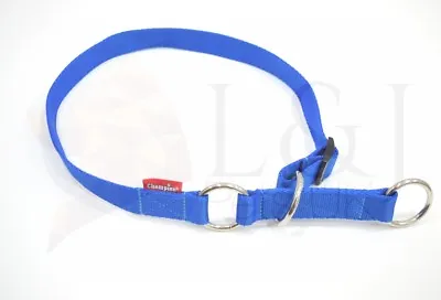 STRONG Adjustable Half Check Dog Collar Choke Nylon Chain CHAMPION Quality  • £7.79