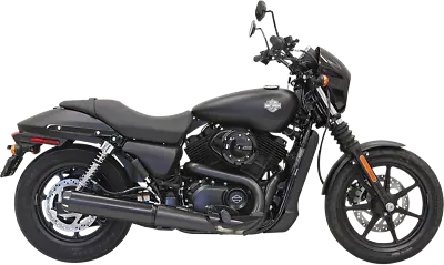 Bassani Black 4  Slip On Exhaust Muffler 2015-2019 Harley Davidson XG Street • $439.95