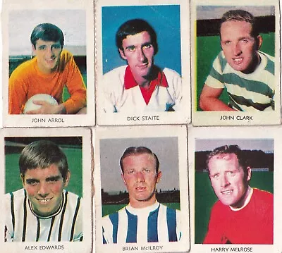 6 A&BC Scottish Footballers 1967/68 • £19.95