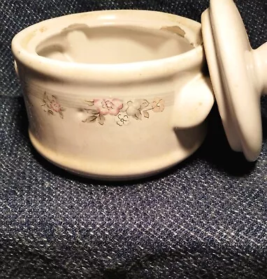 Vintage 1987 MOUNT CLEMENS Pottery Soup Pot-the Beau Monde Collection. 7.5 X5  • $14