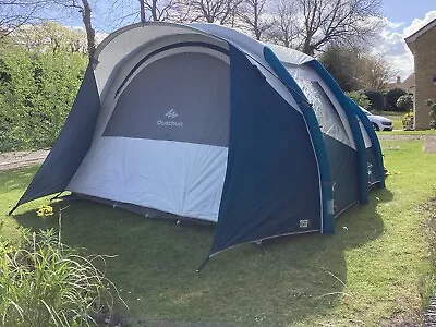 Decathlon Quecua Inflatable Camping Tent Air Seconds 5.2 XL F&B 5 People Used • £250