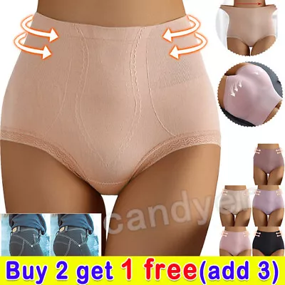 High Waisted Slimming Belly.Tummy Control  Knickers Body Shaper Briefs Underwear • £3.86