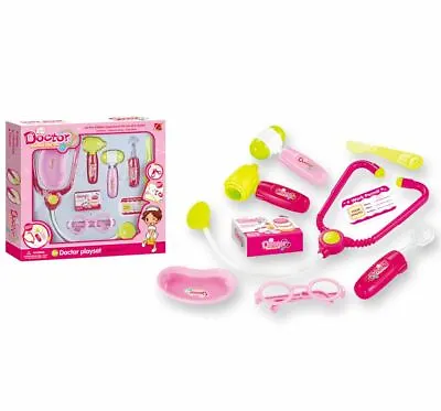 £6.99 • Buy Medical Kit Doctor Nurse Girls Carry Case Kit Play Set Kids Xmas Toy Fun Gift
