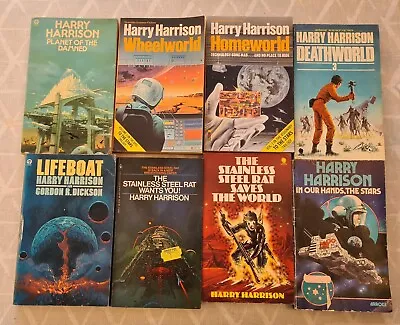 Harry Harrison Sci-Fi Science Fiction 8 X  Paperback Book Job Lot  • £24.99