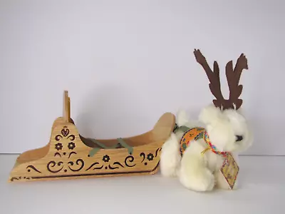 Muffy's The North Pole Collection Santa's Workshop Sled & Lulu • $21.99