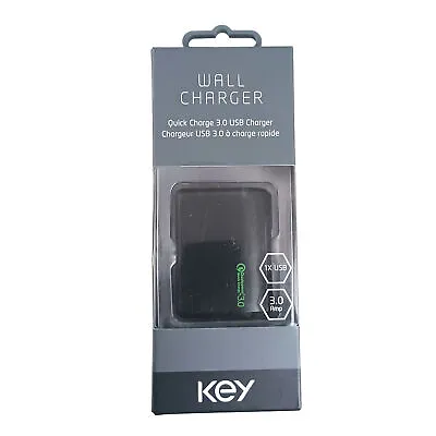 Key Wall Charger Quick Charge 3.0 Usb 3 Amp      Sl • $10