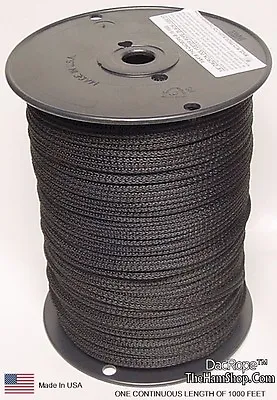 1000' 1/8 100% Dacron Polyester Rope Doomsday Prepper Dipole Antenna Longwire • $74.95