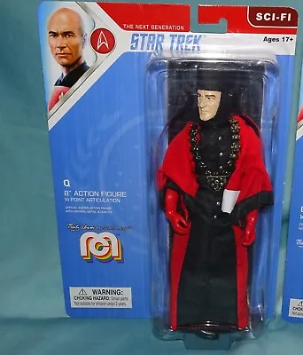 === 2019 = Mego Star Trek  - Q - 8  Action Figure IN HAND New In Box MOC • $10.99