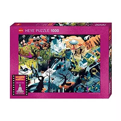Heye Movie Masters Tim Burton Films 1000 Piece Puzzle • $29.95