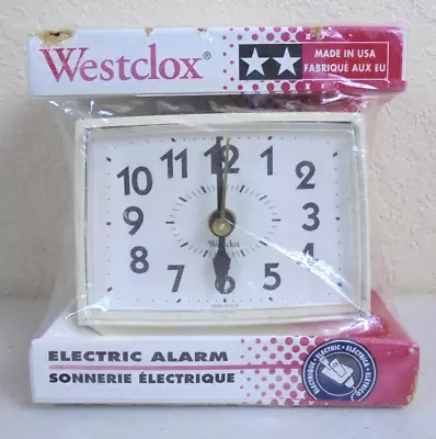 SEALED Westclox Vintage Alarm Clock Electric Model 22189 Bold II Made In USA • $20
