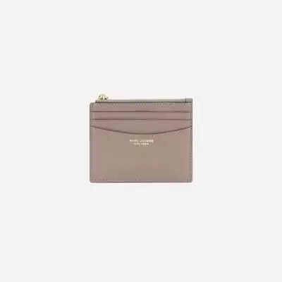 Marc Jacobs The Slim 84 Zip Card Case Cement S177L03FA22-055 • $110.79