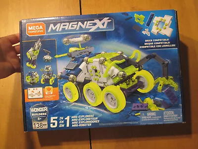 Mega Construx Magnext 5-in-1 Mag-Explorers Rover NEW IN BOX • $38.81