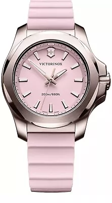 Victorinox I.N.O.X. Ladies Quartz Watch Pink 37mm V241807 • $498