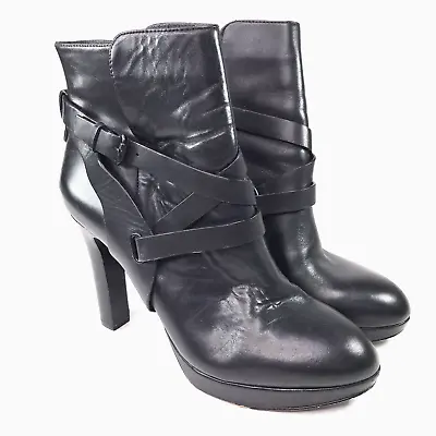$52 • Buy Vince Camuto Signature Womens Size 10 Leather High Heel Platform Ankle Bootie